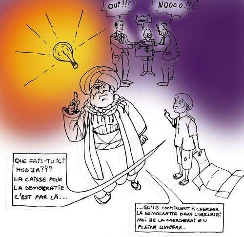 Cartoon: 12septembre2010 (medium) by Bern tagged referendum,12septembre,12,september,septiembre,turquie,turquia,turkiye,hodja,hoca
