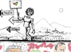 Cartoon: bethleem hebron ramallah (small) by Bern tagged filistin,palestine,bethleem,hebron,ramallah