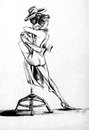 Cartoon: TANGO 2 (small) by Bern tagged tango,danse,amour