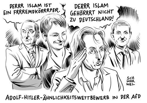 AfD zurrt Anti-Islam-Kurs fest