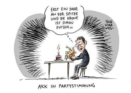 AKK Fehler Amtsjahr