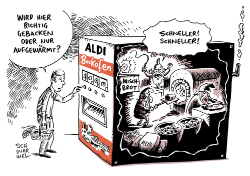 Cartoon: ALDI Backofen Gerichtsstreit (medium) by Schwarwel tagged aldi,backofen,gerichtsstreit,gericht,anklage,gesrtz,recht,streit,backware,discounter,karikatur,schwarwel,aldi,backofen,gerichtsstreit,gericht,anklage,gesrtz,recht,streit,backware,discounter,karikatur,schwarwel