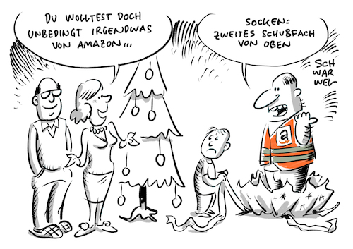 Cartoon: Amazon Steuerhinterziehung (medium) by Schwarwel tagged amazon,steuerhinterziehung,onlinehandel,online,handel,steuer,steuern,plattform,plattformen,wish,steuerbetrug,fiskus,finanzamt,finanzen,wirtschaft,geld,konsum,verkauf,zollrecht,zoll,ecommerce,commerce,marketplace,umsatzsteuer,internet,www,world,wide,web,umsatzsteuerhinterziehung,steuernummer,shopping,app,verkaufssteuer,ware,waren,hafbarkeit,marktplätze,weihnachten,weihnachtsbaum,tannebaum,geschenke,advent,christmas,cartoon,karikatur,schwarwel,amazon,steuerhinterziehung,onlinehandel,online,handel,steuer,steuern,plattform,plattformen,wish,steuerbetrug,fiskus,finanzamt,finanzen,wirtschaft,geld,konsum,verkauf,zollrecht,zoll,ecommerce,commerce,marketplace,umsatzsteuer,internet,www,world,wide,web,umsatzsteuerhinterziehung,steuernummer,shopping,app,verkaufssteuer,ware,waren,hafbarkeit,marktplätze,weihnachten,weihnachtsbaum,tannebaum,geschenke,advent,christmas,cartoon,karikatur,schwarwel