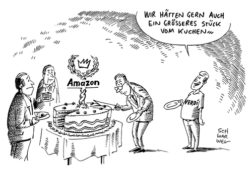 Cartoon: Amazon Umsatzplus Kursanstieg (medium) by Schwarwel tagged amazon,umsatzplus,kursanstieg,geld,unternehmen,firma,verkauf,markt,karikatur,schwarwel,kurs,börse,amazon,umsatzplus,kursanstieg,geld,unternehmen,firma,verkauf,markt,karikatur,schwarwel,kurs,börse