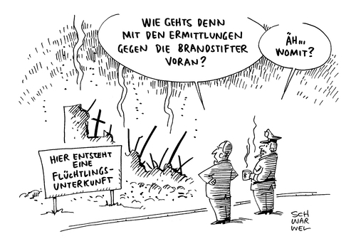 Cartoon: Angriffe auf Flüchtlingsheime (medium) by Schwarwel tagged brandstiftung,flüchtlingsheime,flüchtlingsheim,angriff,molotow,cocktail,gestzt,recht,polizei,asyl,unterkunft,karikatur,schwarwel,asylpolitik,flüchtlingspolitik,ahnung,geahndet,rechts,nazis,besorgte,bürger,rechtsradikal,rechtsredikalismus,nazi,brandstiftung,flüchtlingsheime,flüchtlingsheim,angriff,molotow,cocktail,gestzt,recht,polizei,asyl,unterkunft,karikatur,schwarwel,asylpolitik,flüchtlingspolitik,ahnung,geahndet,rechts,nazis,besorgte,bürger,rechtsradikal,rechtsredikalismus,nazi