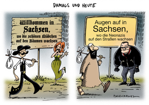 Anti Islam Demo Pegida Touristen