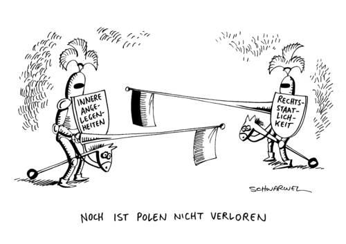 Cartoon: Antipolnische Äußerungen (medium) by Schwarwel tagged polen,gespräch,kampf,streit,deutsch,deutscher,botschafter,deutschland,kritik,antipolnische,äußerung,karikatur,schwarwel,gesetzesänderung,warschau,regierung,waszczykowski,mediengesetz,bitte,einbestellung,polen,gespräch,kampf,streit,deutsch,deutscher,botschafter,deutschland,kritik,antipolnische,äußerung,karikatur,schwarwel,gesetzesänderung,warschau,regierung,waszczykowski,mediengesetz,bitte,einbestellung