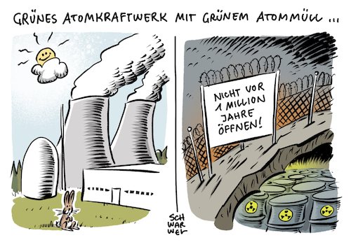 Cartoon: Atomkraft grüne Energiequelle (medium) by Schwarwel tagged atomkraftwerk,atomkraft,grüne,energiequelle,umwelt,natur,umweltschutz,umweltschützer,klima,klimawandel,klimagegner,klimaziele,atomstrom,klimaschutz,cartoon,karikatur,schwarwel,atomkraftwerk,atomkraft,grüne,energiequelle,umwelt,natur,umweltschutz,umweltschützer,klima,klimawandel,klimagegner,klimaziele,atomstrom,klimaschutz,cartoon,karikatur,schwarwel