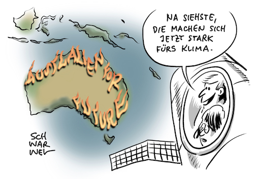 Australien Buschbrände Kohle Australien Buschbrände Kohle