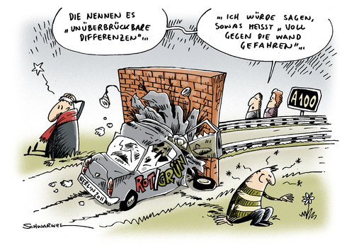Berliner Koalitionscrash Berliner Koalitionscrash