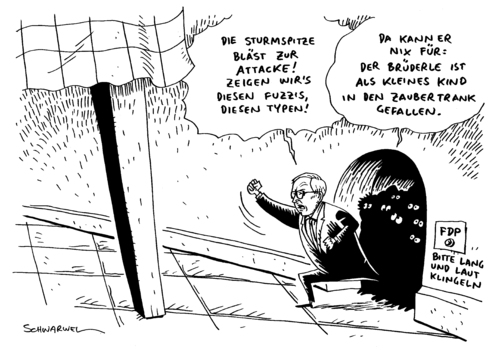 Cartoon: Brüderle FDP Wahl (medium) by Schwarwel tagged brüderle,fdp,wahl,macht,karikatur,schwarwel,politik,wahlkampf,partei,regierung,deutschland,brüderle,fdp,wahl,macht,karikatur,schwarwel,politik,wahlkampf,partei,regierung,deutschland