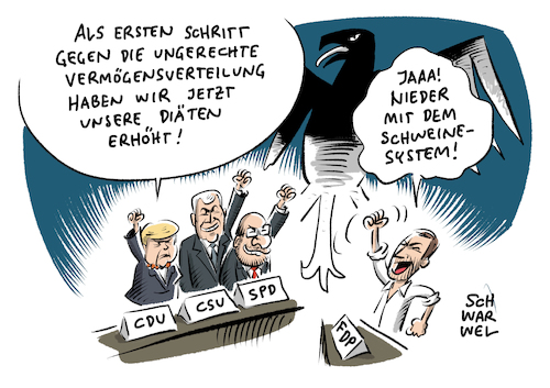 Bundestag höhere Diäten