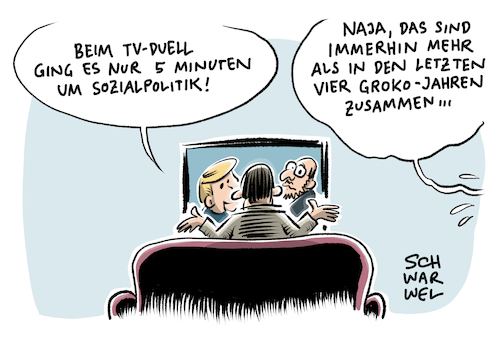 Bundestagswahl TV Duell Bundestagswahl TV Duell