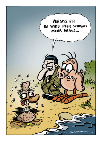 Cartoon von Schwarwel