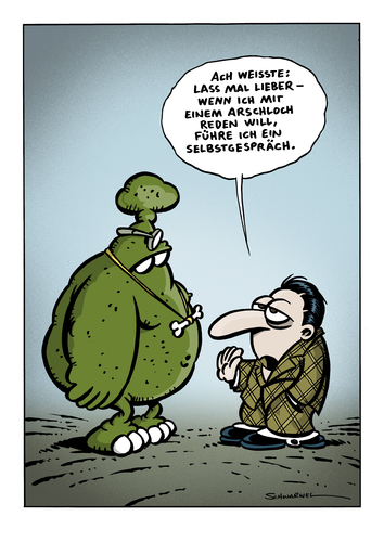 Cartoon von Schwarwel Cartoon von Schwarwel