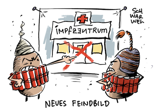 Corona Gefahr für Impfzentren Corona Gefahr für Impfzentren