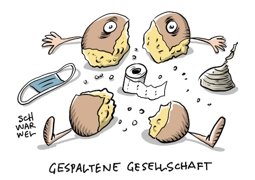 Corona spaltet Gesellschaft Corona spaltet Gesellschaft