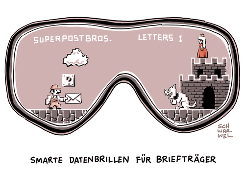 Datenbrillen für Briefträger Datenbrillen für Briefträger