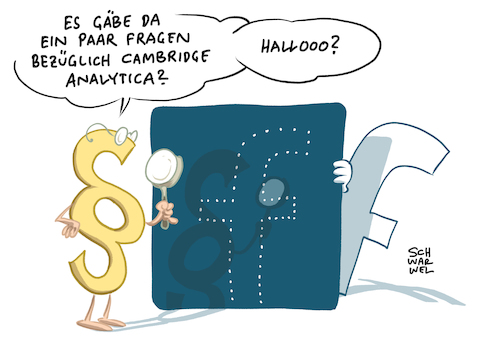 Cartoon: Datenskandal bei Facebook (medium) by Schwarwel tagged datenskandal,facebook,mark,zuckerberg,social,media,www,online,portal,portale,account,profil,gefällt,mir,like,likes,daten,datenfirma,cambridge,analytica,nutzerdaten,virtual,reality,tech,konzern,silicon,valley,wahlkampf,donald,trump,us,usa,amerika,america,president,präsident,wahl,datenschutz,datenschutzbehörde,techlash,plattform,internet,cartoon,karikatur,schwarwel,datenskandal,facebook,mark,zuckerberg,social,media,www,online,portal,portale,account,profil,gefällt,mir,like,likes,daten,datenfirma,cambridge,analytica,nutzerdaten,virtual,reality,tech,konzern,silicon,valley,wahlkampf,donald,trump,us,usa,amerika,america,president,präsident,wahl,datenschutz,datenschutzbehörde,techlash,plattform,internet,cartoon,karikatur,schwarwel