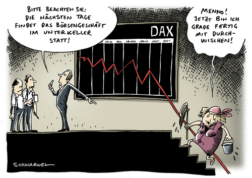 DAX fällt