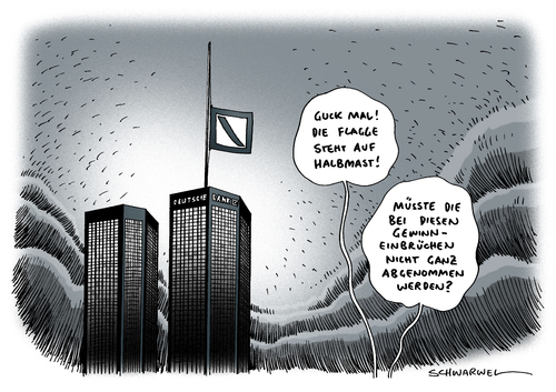 Cartoon: Deutsche Bank Gewinneinbruch (medium) by Schwarwel tagged deutsche,bank,gewinneinbruch,karikatur,schwarwel,finanzkrise,krise,geld,wirtschaft,finanzen,deutsche,bank,gewinneinbruch,karikatur,schwarwel,finanzkrise,krise,geld,wirtschaft,finanzen