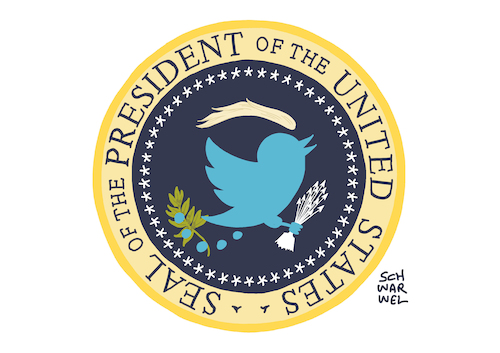 Cartoon: Donald Trump Präsident der USA (medium) by Schwarwel tagged donald,trump,präsident,president,us,usa,amerika,karikatur,schwarwel,donald,trump,präsident,president,us,usa,amerika,karikatur,schwarwel