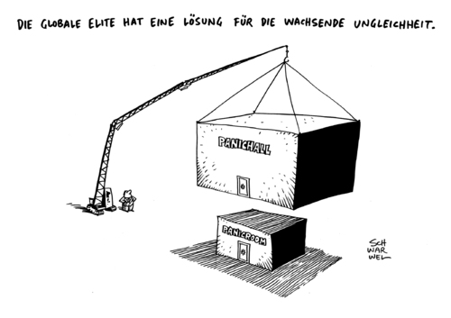 Cartoon: Elite fürchtet Aufstand Massen (medium) by Schwarwel tagged umfrage,weltwirtschaftsforum,globale,elite,aufstand,massen,ungleichheit,geld,finanzen,armut,reich,karikatur,schwarwel,umfrage,weltwirtschaftsforum,globale,elite,aufstand,massen,ungleichheit,geld,finanzen,armut,reich,karikatur,schwarwel