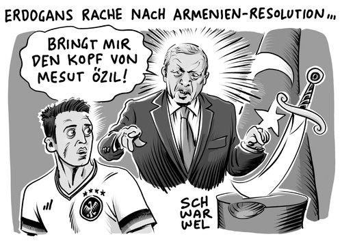 Cartoon: Erdogan Armenien Resolution (medium) by Schwarwel tagged erdogan,türkei,wütend,wütender,präsident,armenien,resolution,absurde,forderungen,deutsche,abgeordnete,karikatur,schwarwel,erdogan,türkei,wütend,wütender,präsident,armenien,resolution,absurde,forderungen,deutsche,abgeordnete,karikatur,schwarwel