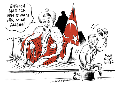 Erdogan gewinnt gegen Davutoglu Erdogan gewinnt gegen Davutoglu
