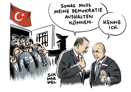 Erdogans Flirt mit Putin Erdogans Flirt mit Putin