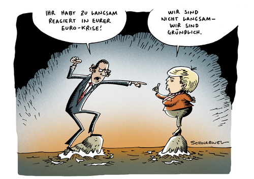 Euro-Krise Obama Merkel Euro-Krise Obama Merkel