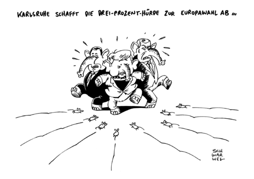 Europawahl Dreiprozenthürde Europawahl Dreiprozenthürde