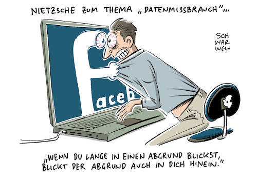 Cartoon: Facebook Daten (medium) by Schwarwel tagged facebook,social,media,soziale,netzwerke,online,netzwerk,www,worls,wide,web,nutzerdaten,daten,datenmissbrauch,kartellamt,wettbewerb,wettbewerbsbehörde,datenschutz,whatsapp,instagram,app,apps,nutzer,user,datengetriebenes,unternehmen,wirtschaft,finanzen,geld,nietzsche,mark,zuckerberg,karikatur,schwarwel,facebook,social,media,soziale,netzwerke,online,netzwerk,www,worls,wide,web,nutzerdaten,daten,datenmissbrauch,kartellamt,wettbewerb,wettbewerbsbehörde,datenschutz,whatsapp,instagram,app,apps,nutzer,user,datengetriebenes,unternehmen,wirtschaft,finanzen,geld,nietzsche,mark,zuckerberg,karikatur,schwarwel