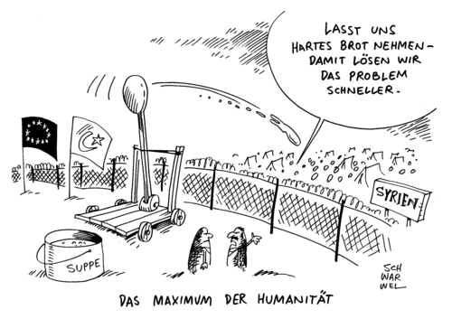 Flüchtlinge in der Kälte Flüchtlinge in der Kälte