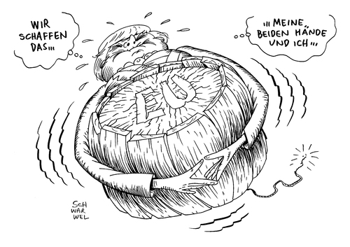 Cartoon: Flüchtlingsgipfel EU Türkei (medium) by Schwarwel tagged flüchtlingsgipfel,eu,türkei,flüchtlinge,geflüchtete,gipfel,europäische,union,angela,merkel,durchbruch,karikatur,schwarwel,flüchtlingspolitik,flüchtlingsgipfel,eu,türkei,flüchtlinge,geflüchtete,gipfel,europäische,union,angela,merkel,durchbruch,karikatur,schwarwel,flüchtlingspolitik