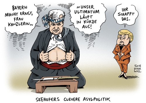 Flüchtlingskrise und Seehofer Flüchtlingskrise und Seehofer