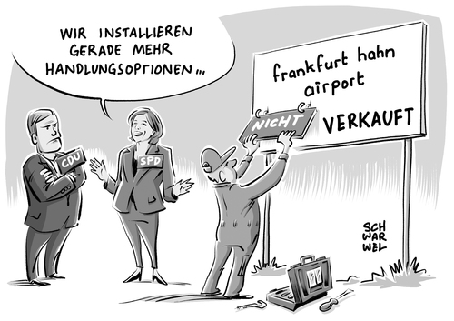 Cartoon: Frankfurt Hahn wie Nürburgring (medium) by Schwarwel tagged frankfurt,hahn,nürburgring,verkauf,flughafen,airport,cdu,spd,china,chinesischer,käufer,militär,militärflughafen,investor,karikatur,schwarwel,frankfurt,hahn,nürburgring,verkauf,flughafen,airport,cdu,spd,china,chinesischer,käufer,militär,militärflughafen,investor,karikatur,schwarwel