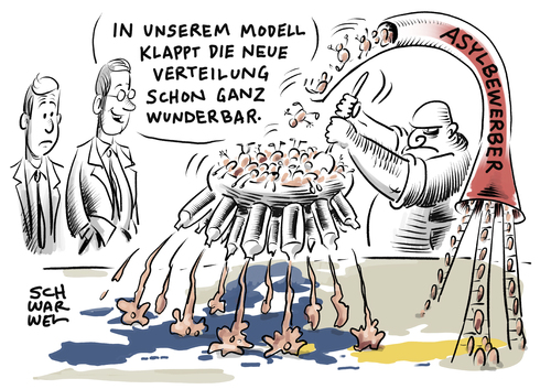 Geflüchtete gerechter verteilen Geflüchtete gerechter verteilen