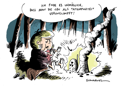 Greenpeace CDU Atompartei Greenpeace CDU Atompartei