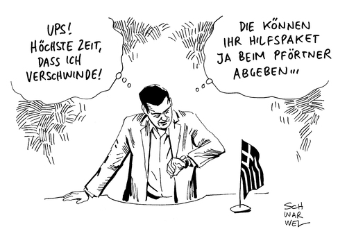 Cartoon: Griechenland Rücktritt Tsipras (medium) by Schwarwel tagged griechenland,rücktritt,alexis,tsipras,erwartet,hilfe,hilfspaket,krise,geld,wirtschaft,finanzen,karikatur,schwarwel,griechenland,rücktritt,alexis,tsipras,erwartet,hilfe,hilfspaket,krise,geld,wirtschaft,finanzen,karikatur,schwarwel