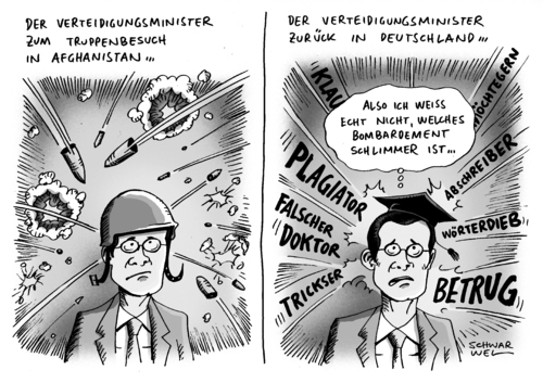 Guttenberg unter Beschuss Guttenberg unter Beschuss