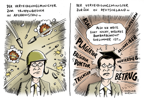 Guttenberg unter Beschuss Guttenberg unter Beschuss