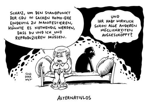 Cartoon: Homo Ehe Zwischenruf SPD Eklat (medium) by Schwarwel tagged homo,ehe,zwischenruf,spd,eklat,merkel,karikatur,schwarwel,homosexualität,homo,ehe,zwischenruf,spd,eklat,merkel,karikatur,schwarwel,homosexualität