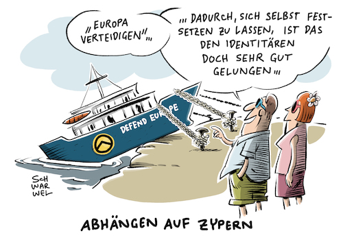 Identitären Schiff Zypern Identitären Schiff Zypern