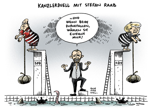 Kanzlerduell Stefan Raab Kanzlerduell Stefan Raab