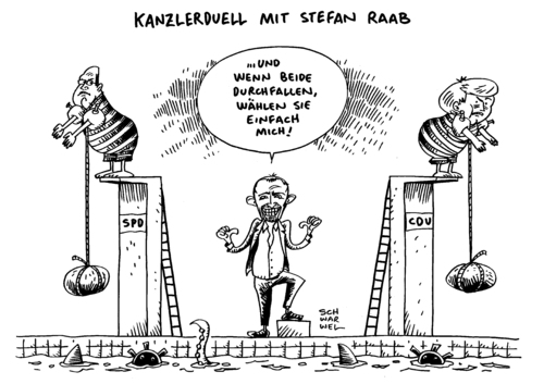 Kanzlerduell Stefan Raab Kanzlerduell Stefan Raab
