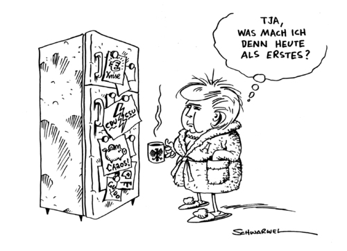 Kanzlerin in der Krise Kanzlerin in der Krise