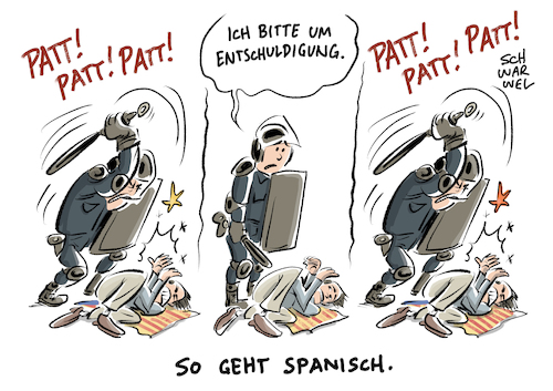 Katalonien Polizeigewalt Katalonien Polizeigewalt