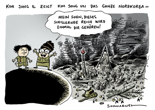 Kim Jong Il inthronisiert Sohn Kim Jong Il inthronisiert Sohn