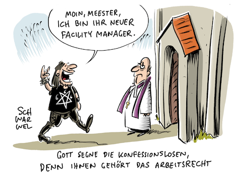 Kirche Arbeit Konfessionslose